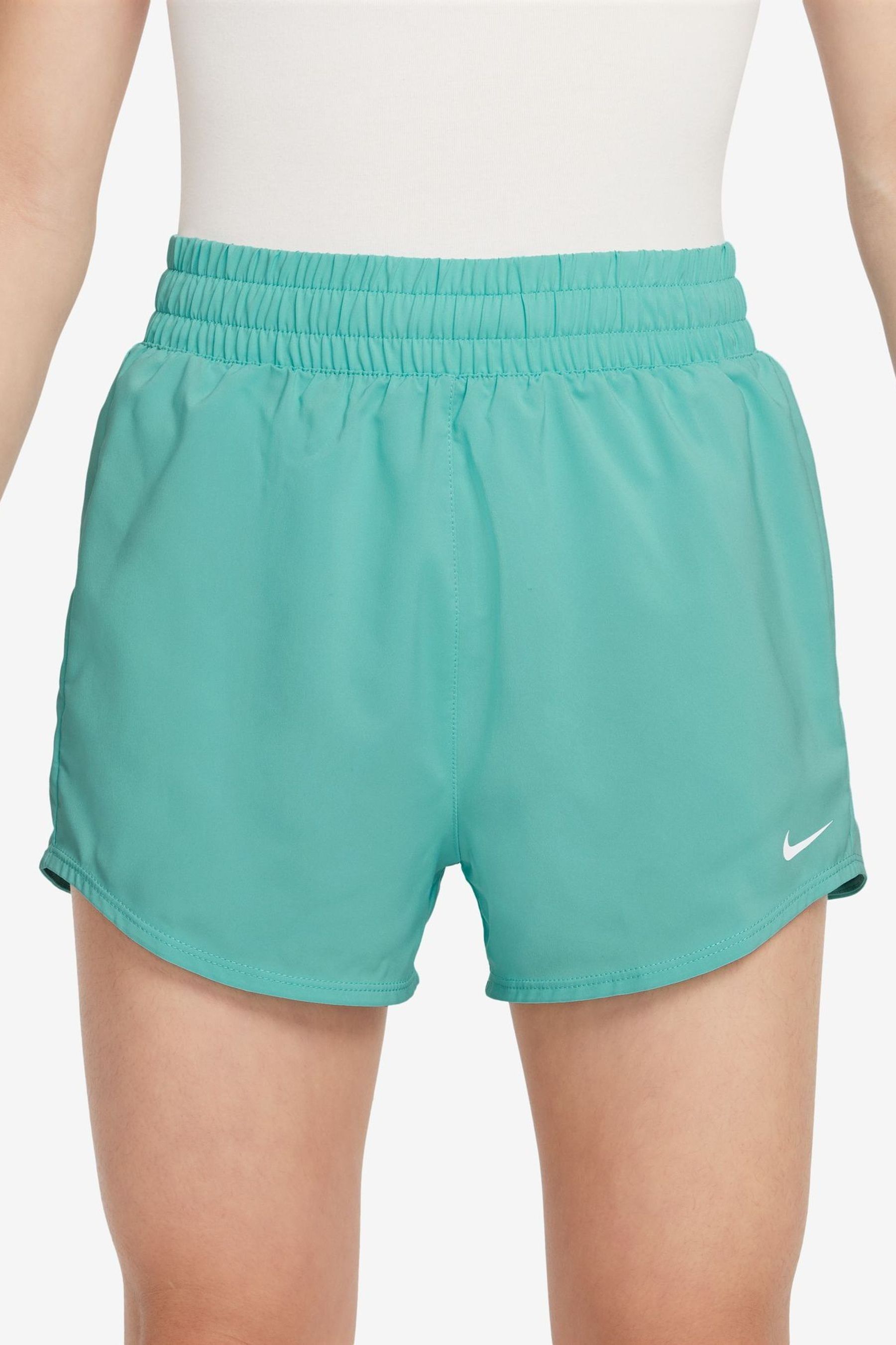 Buy Nike Green Frost Dri FIT One High Waisted Shorts from the Next UK online shop