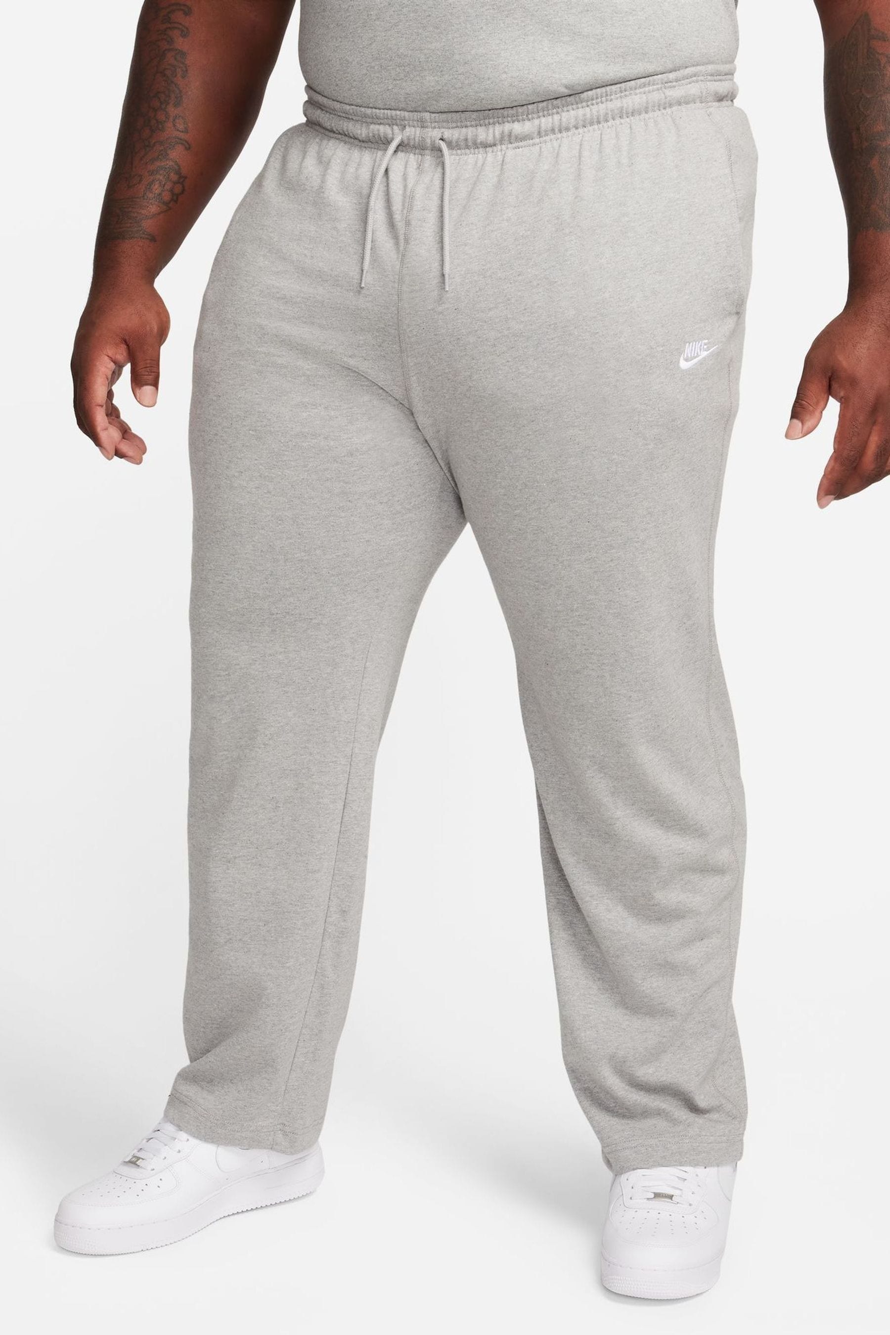 Mens nike open hem joggers best sale