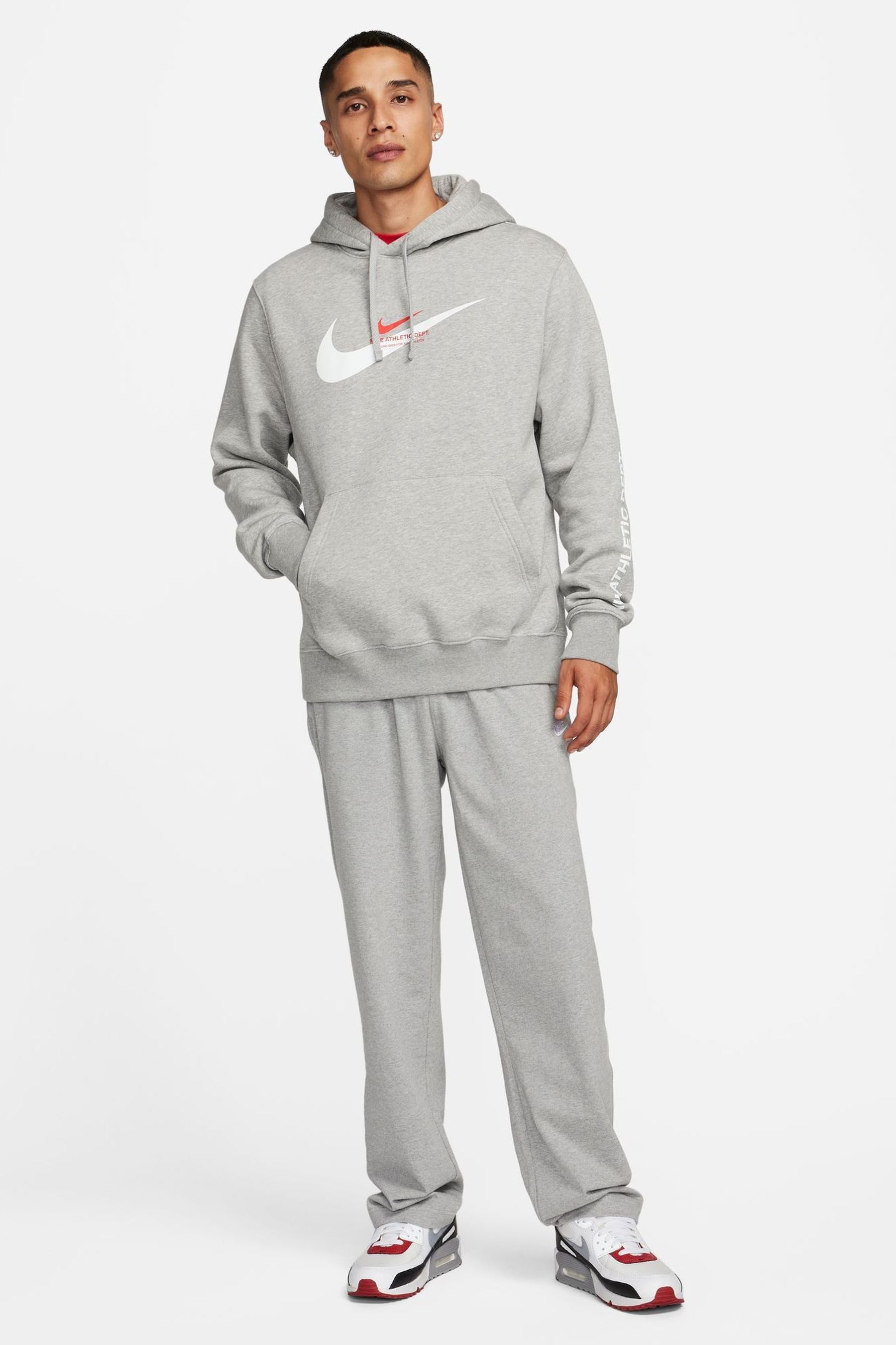 Buy Nike Grey Sportswear Club Knit Open Hem 100 Cotton Joggers from the Next UK online shop