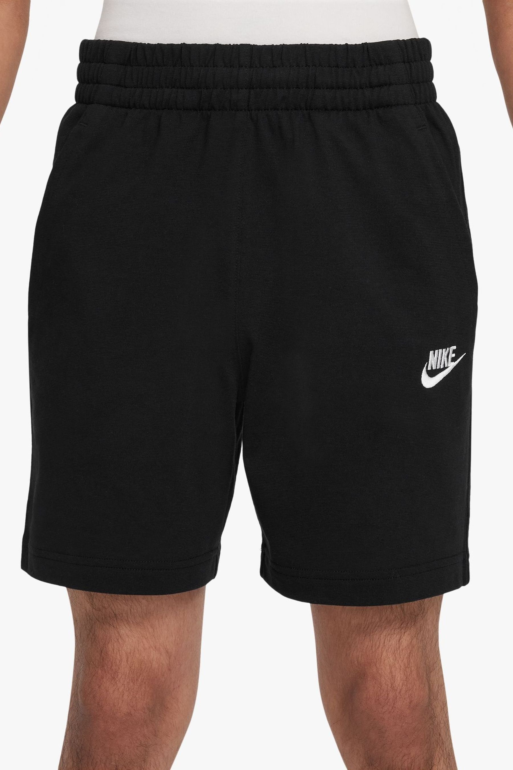 Black cotton nike shorts outlet