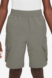 Nike Stone Green Sportswear City Utility Cargo Shorts - Image 1 of 4