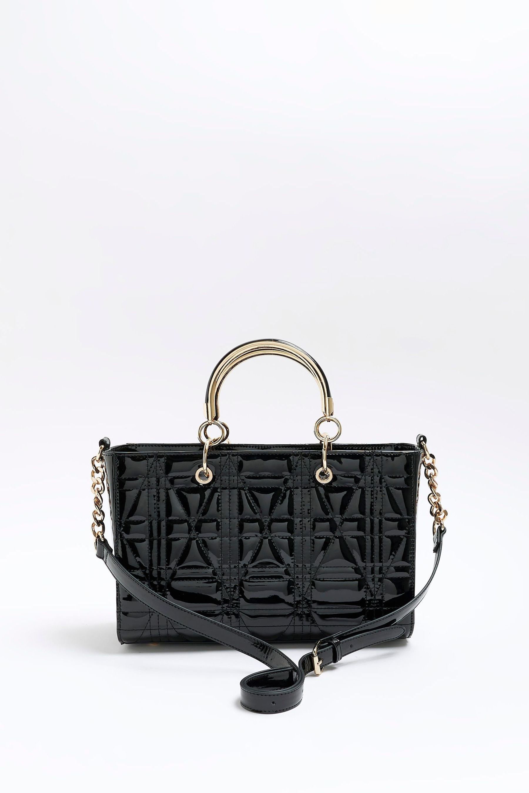 Black patent bag next outlet