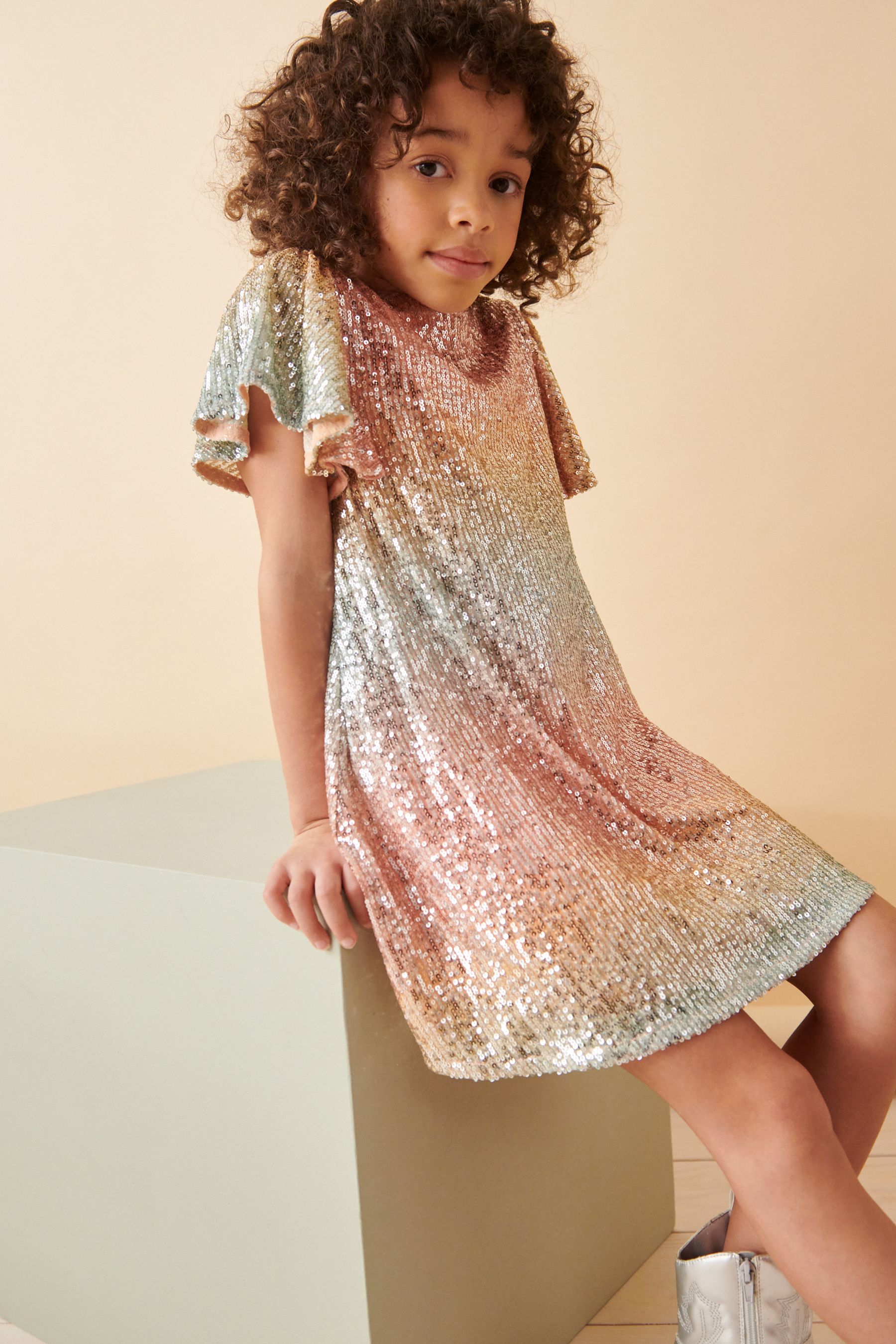 Next ombre sequin dress hot sale
