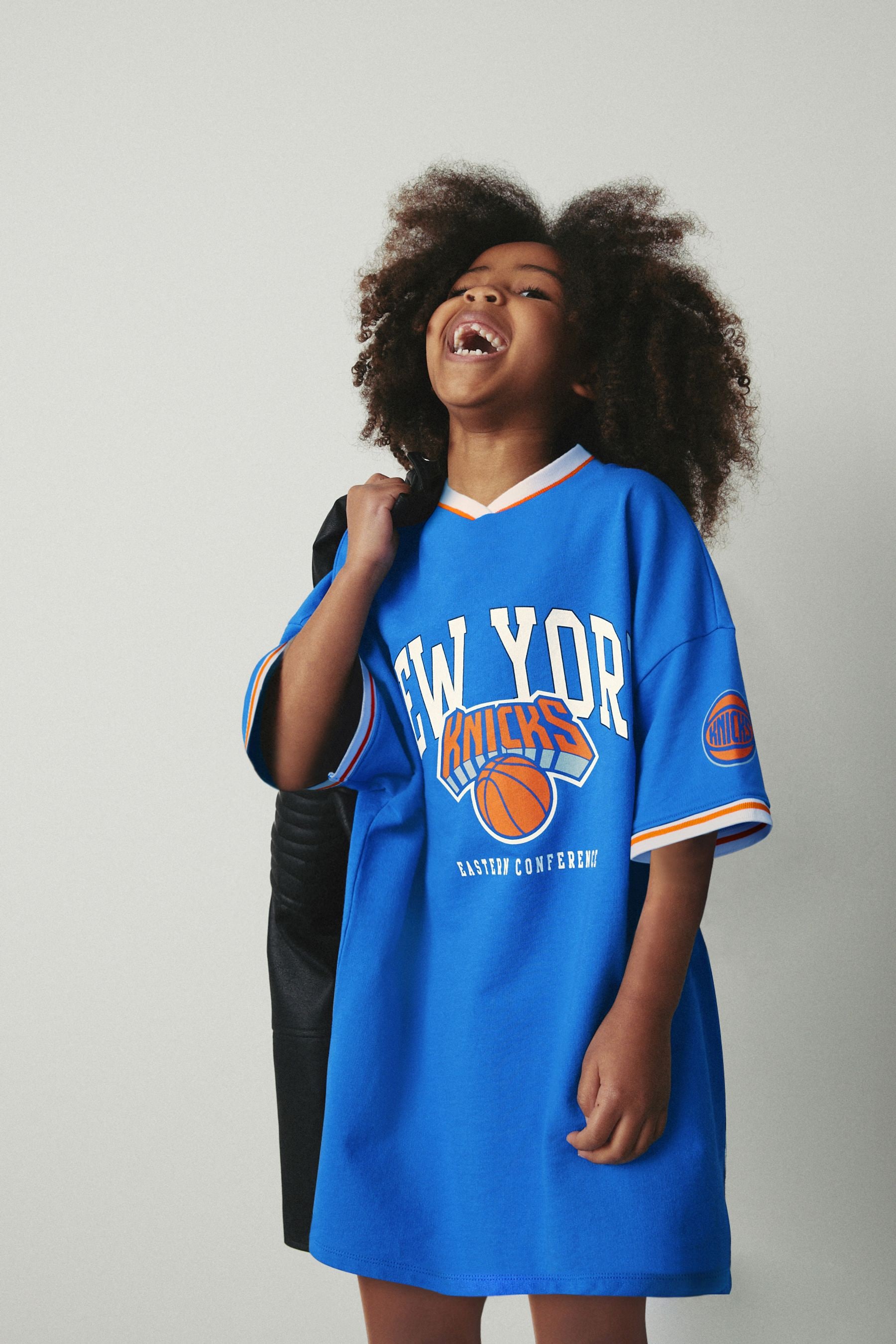 Blue jersey dress outlet