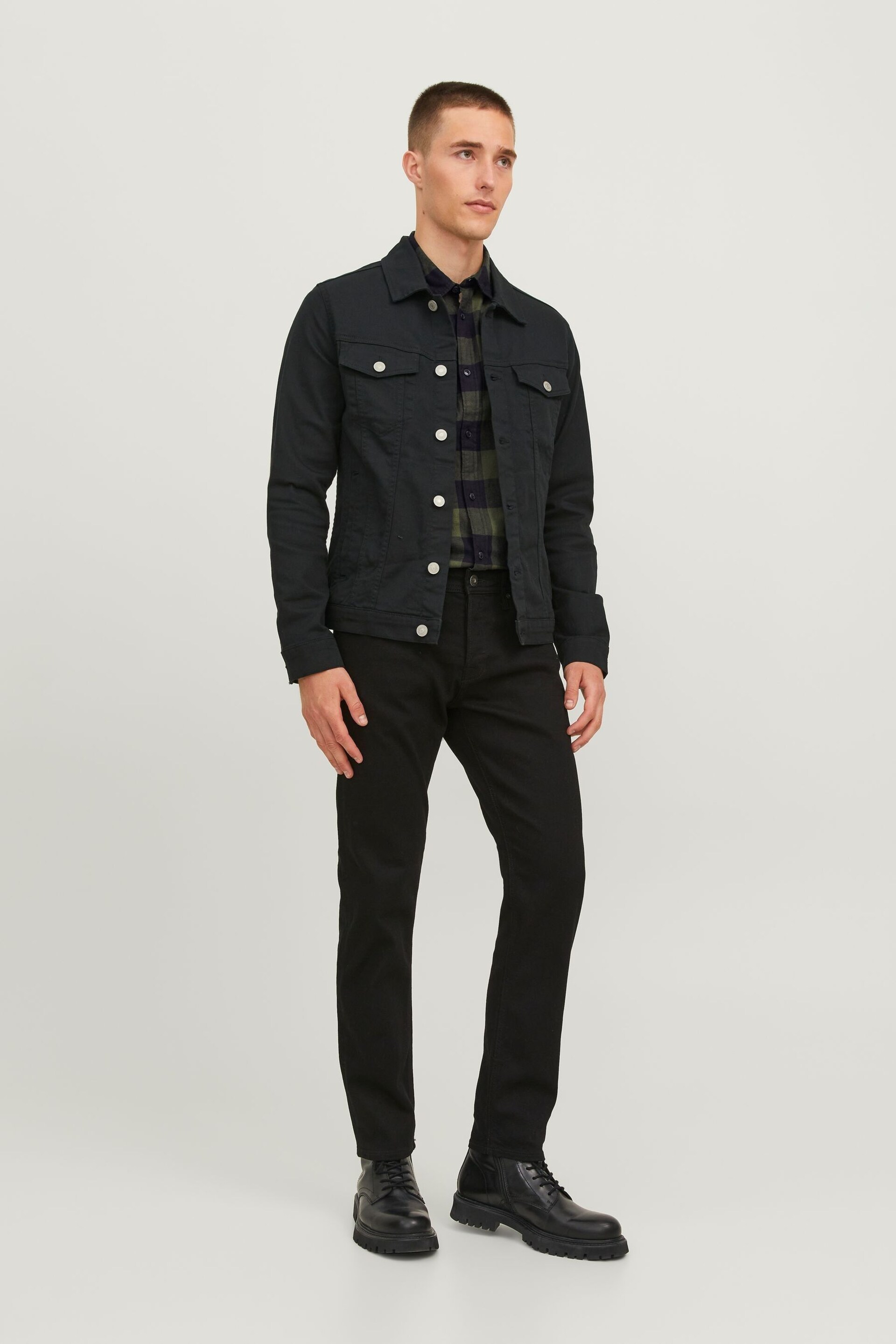 JACK & JONES Green Button Up Shirt - Image 2 of 7