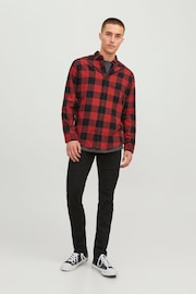 JACK & JONES Red Button Up Shirt - Image 1 of 6