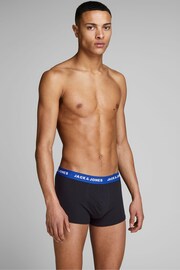 JACK & JONES Blue Boxer Shorts 5 Pack - Image 10 of 11