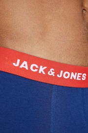 JACK & JONES Blue Boxer Shorts 5 Pack - Image 11 of 11