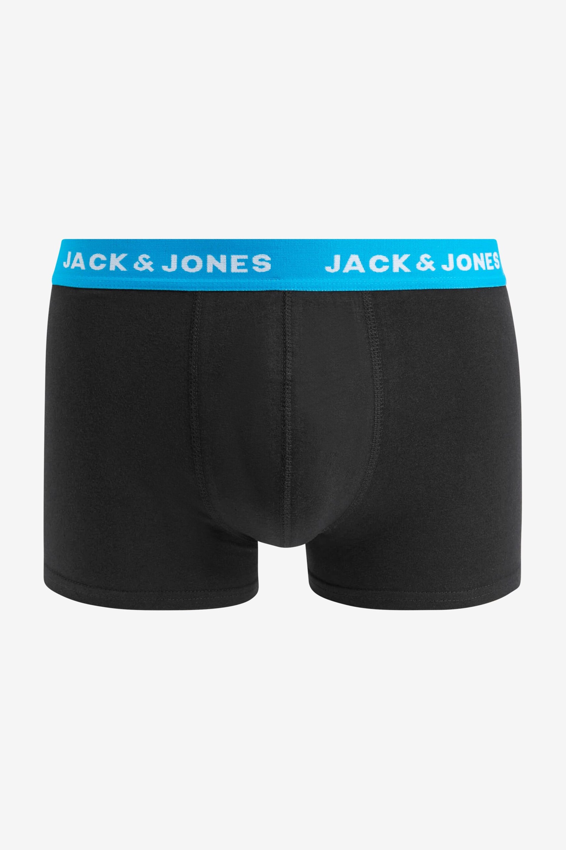 JACK & JONES Blue Boxer Shorts 5 Pack - Image 2 of 11