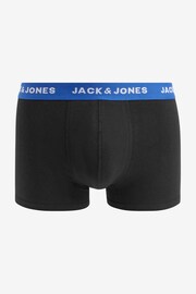 JACK & JONES Blue Boxer Shorts 5 Pack - Image 4 of 11
