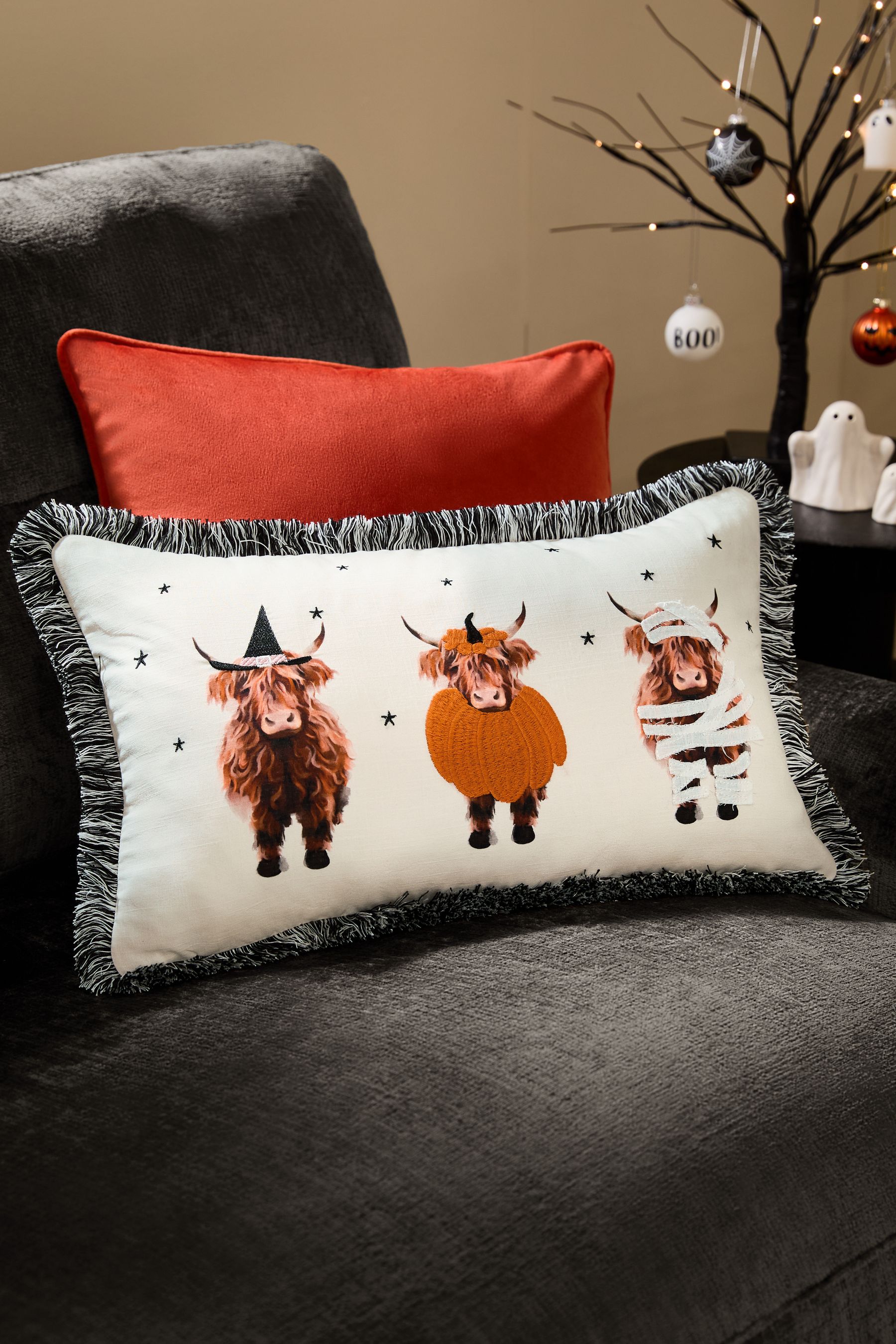 Buy Halloween Hamish Rectangular Cushion Next Ukraine