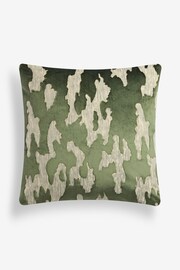 Sage Green 50 x 50cm Galloway Velvet Cushion - Image 2 of 4