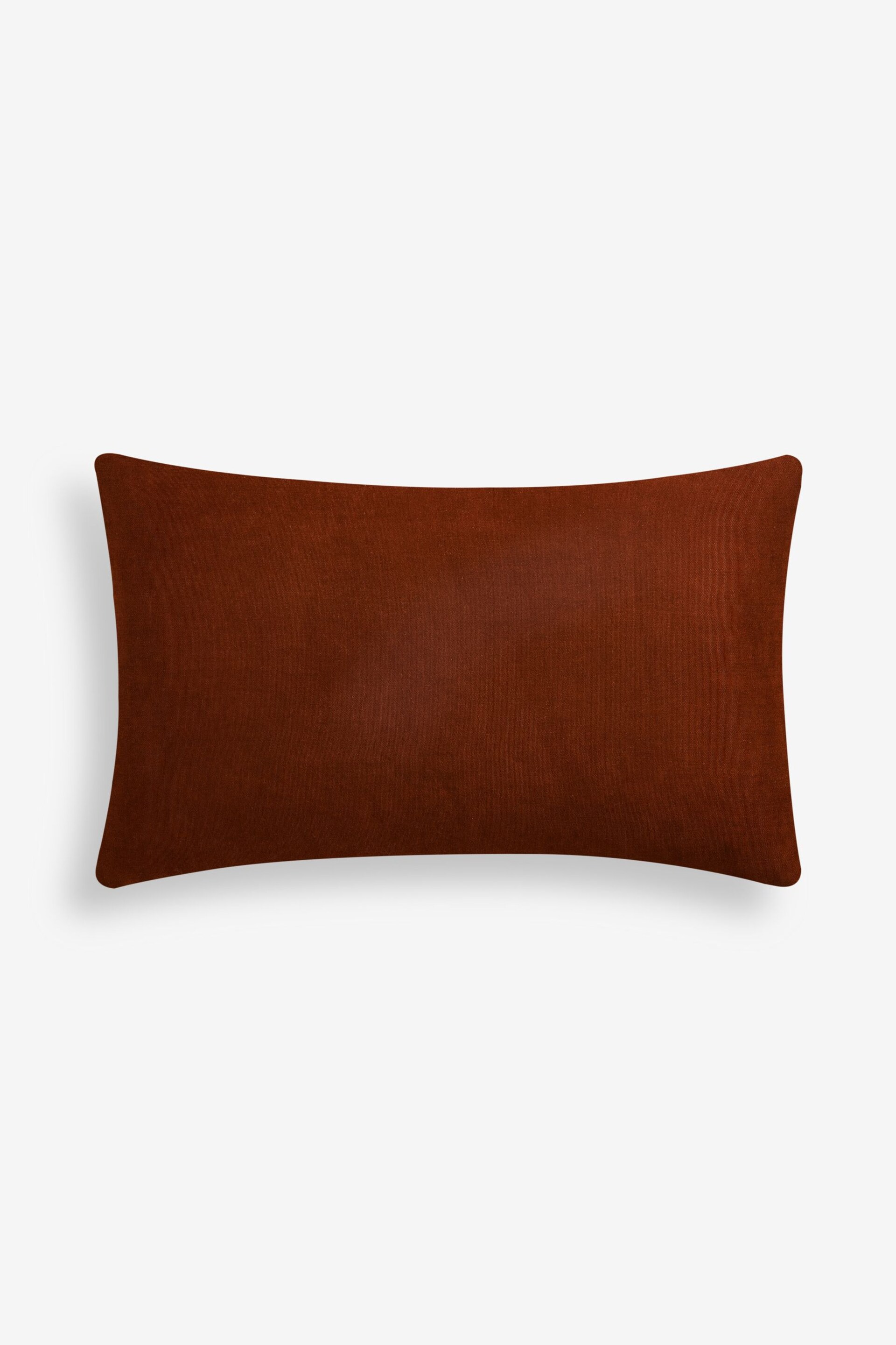 Orange 40 x 59cm Haze Velvet Abstract Cushion - Image 3 of 4