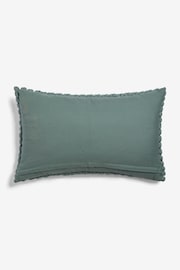 Light Blue 40 x 59cm Global Bobble 100% Cotton Cushion - Image 4 of 4