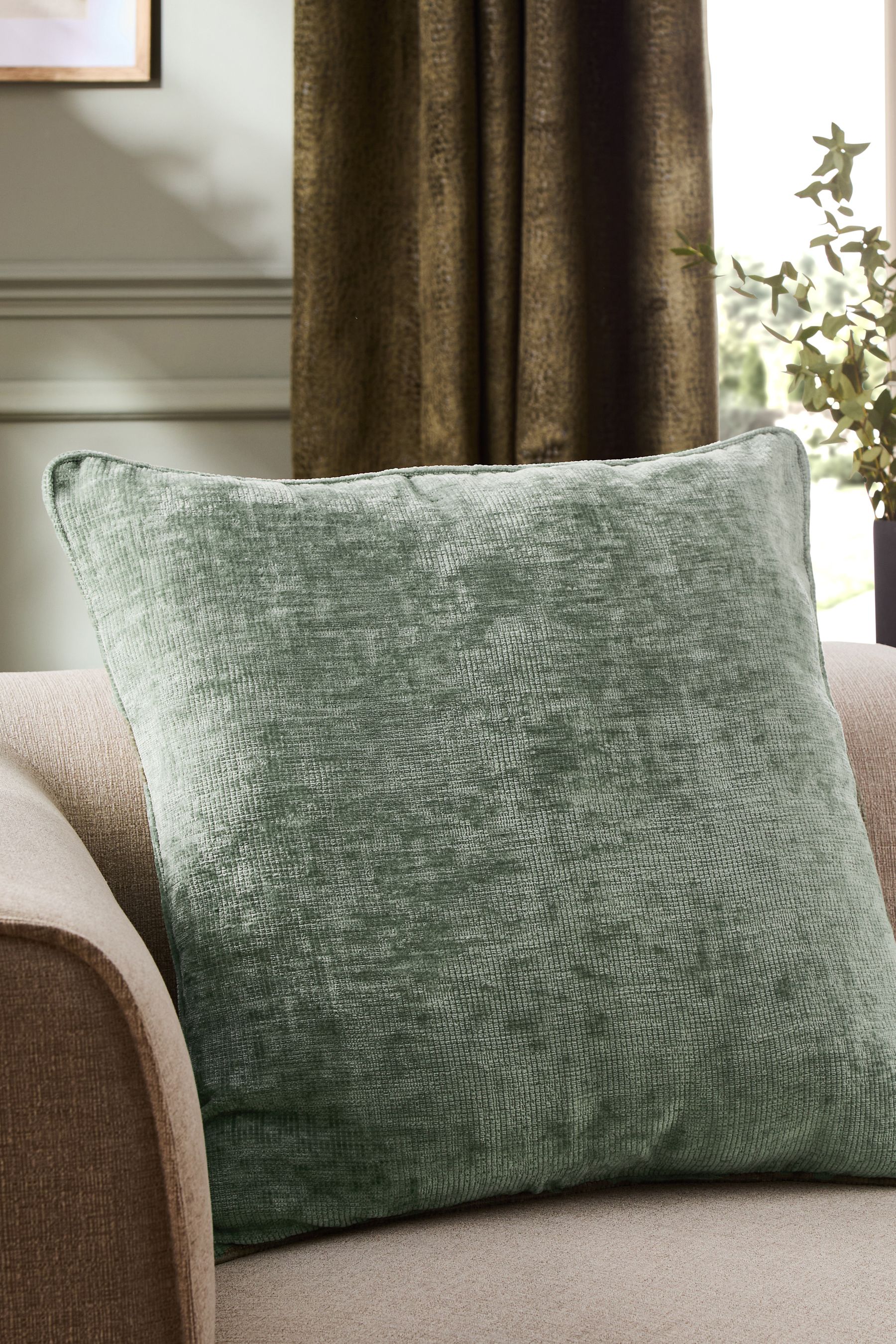Sage green cushions next sale