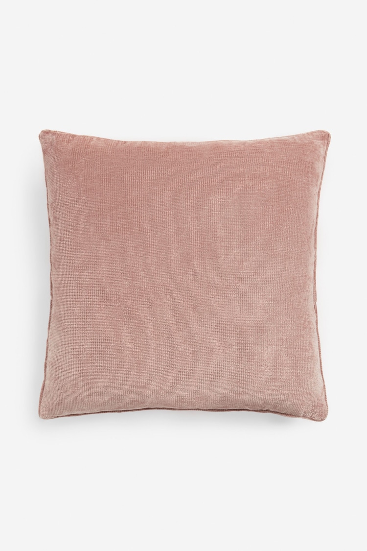 Pink Camilla Chenille Cushion - Image 1 of 3