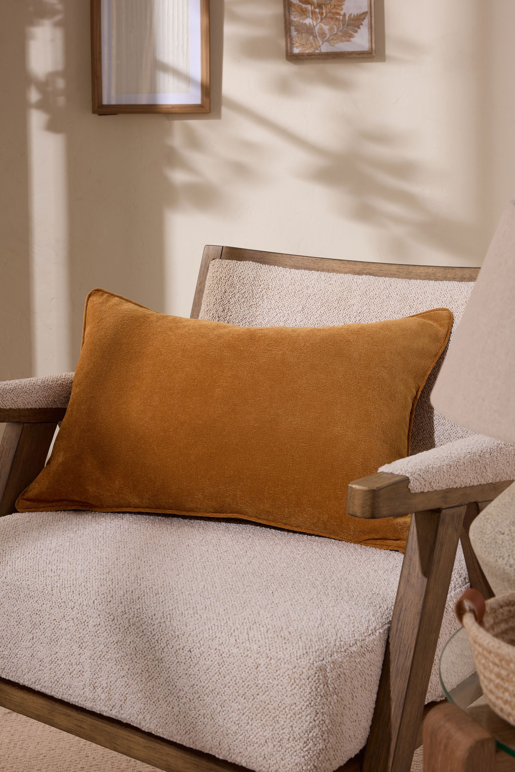 Next soft velour cushion top