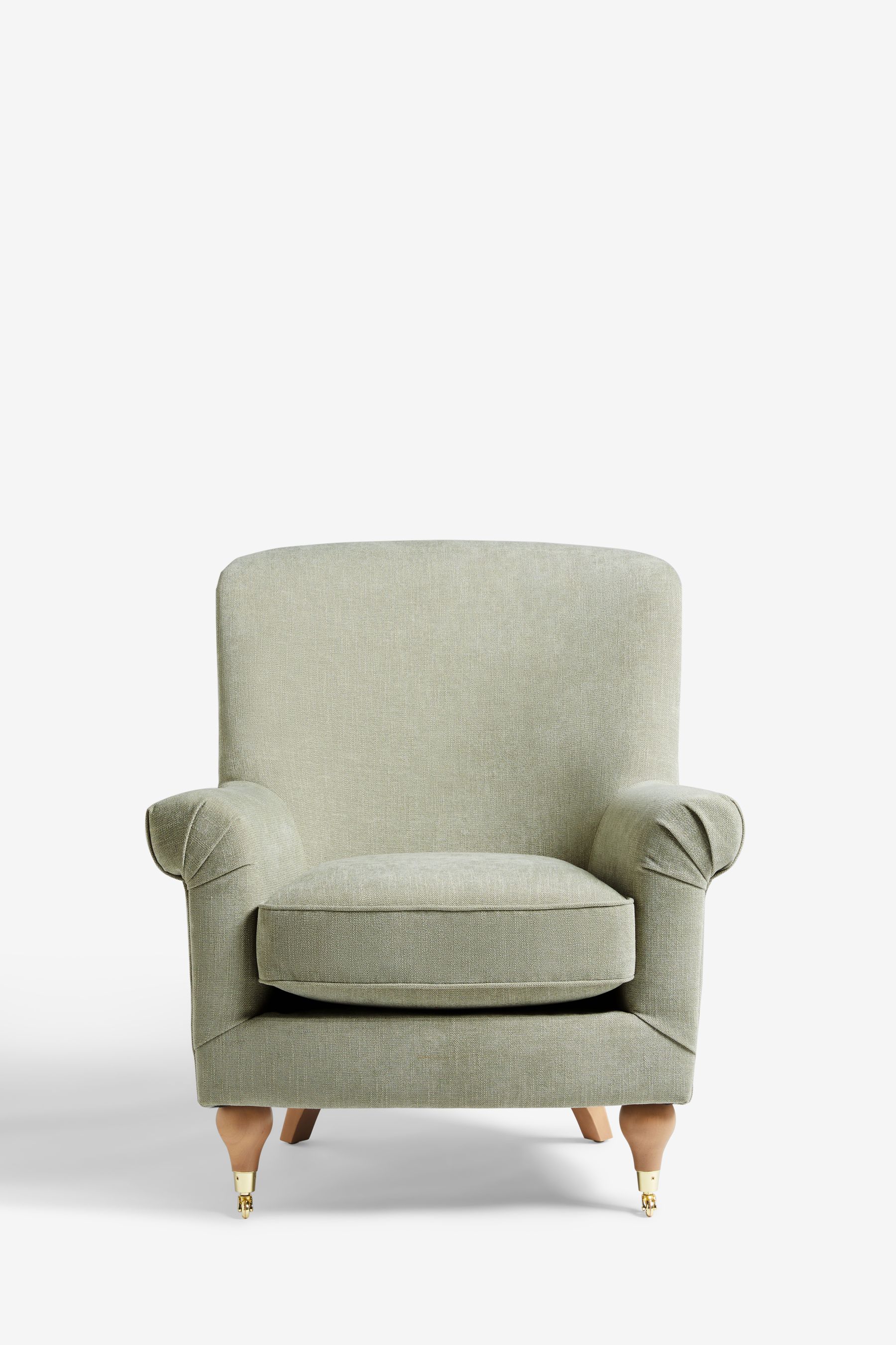 Buy Soft Texture Sage Green Ashford Highback Accent Chair from the Next UK online shop