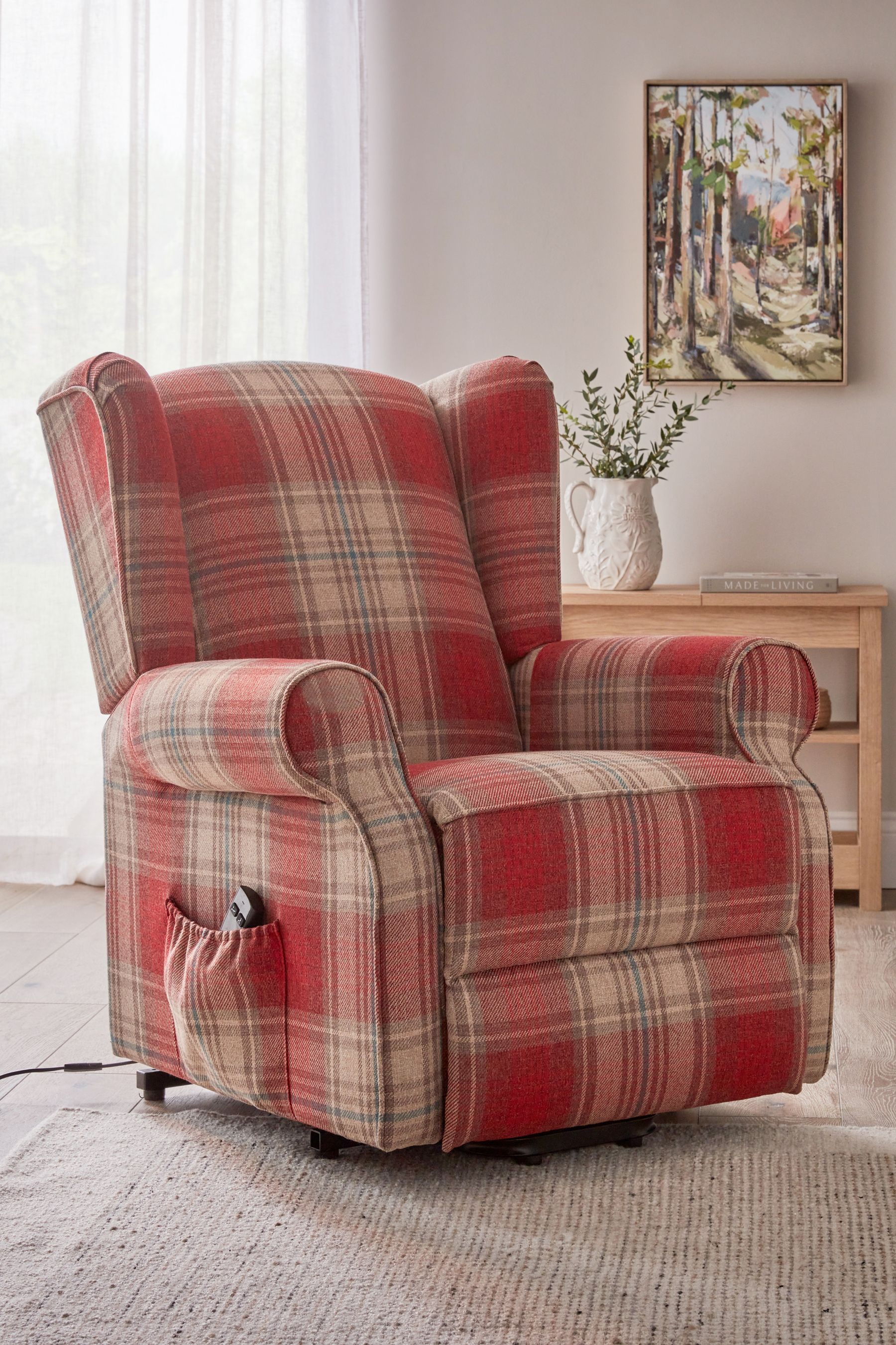 Next red armchair discount