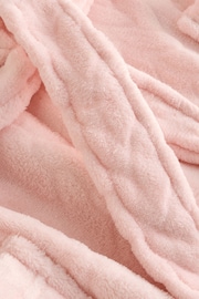 Lauren Ralph Lauren Pink Shawl Collar Long Robe Dressing Gown - Image 4 of 4