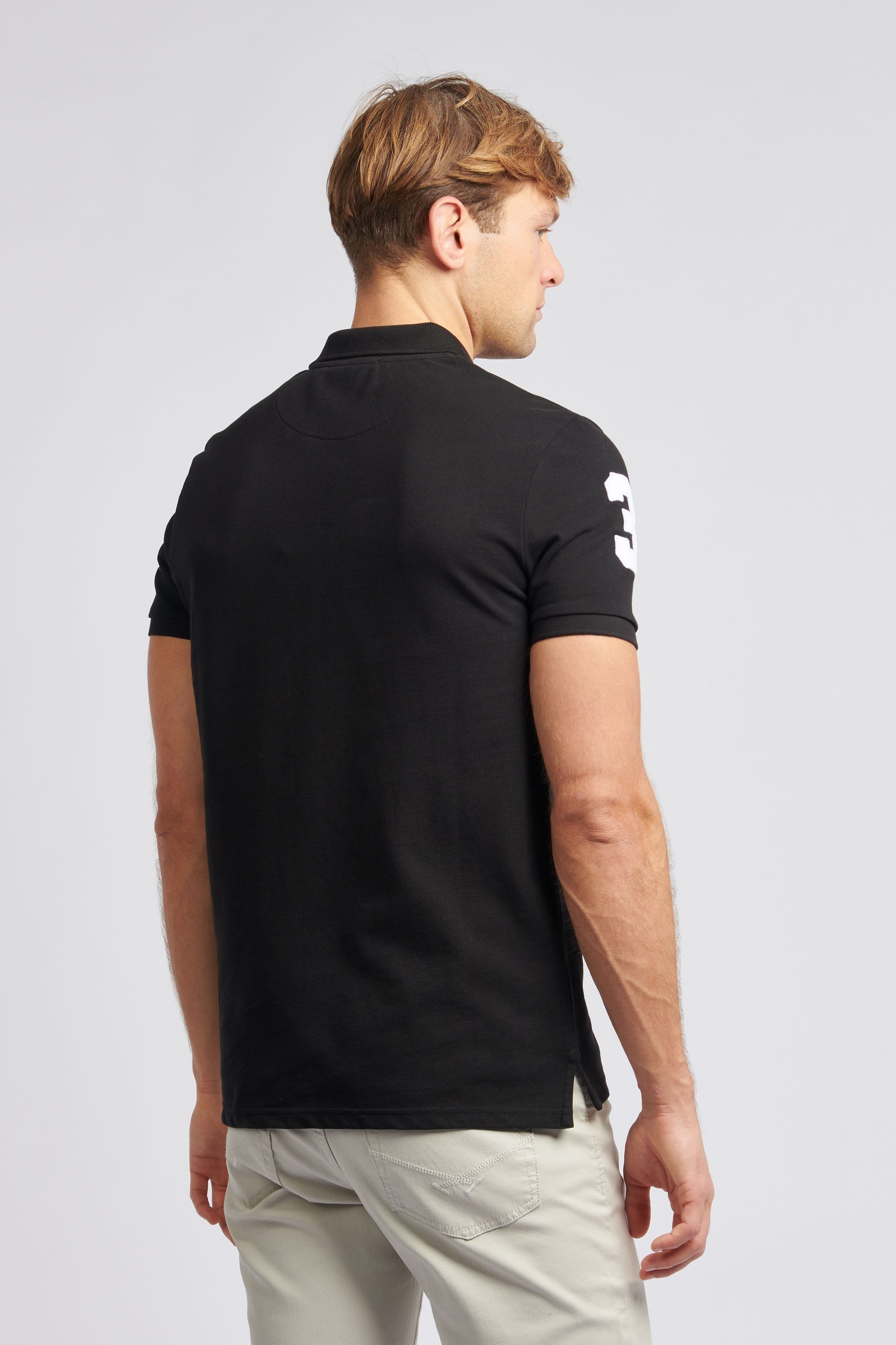 Black shirt us polo 2025