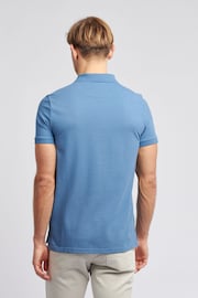 U.S. Polo Assn. Blue Regular Fit Pique Polo Shirt - Image 2 of 8