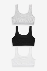 Monochrome Scoop Crop Tops 3 Pack (5-16yrs) - Image 1 of 3