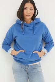 FatFace Blue Izzy Overhead Hoodie - Image 1 of 4