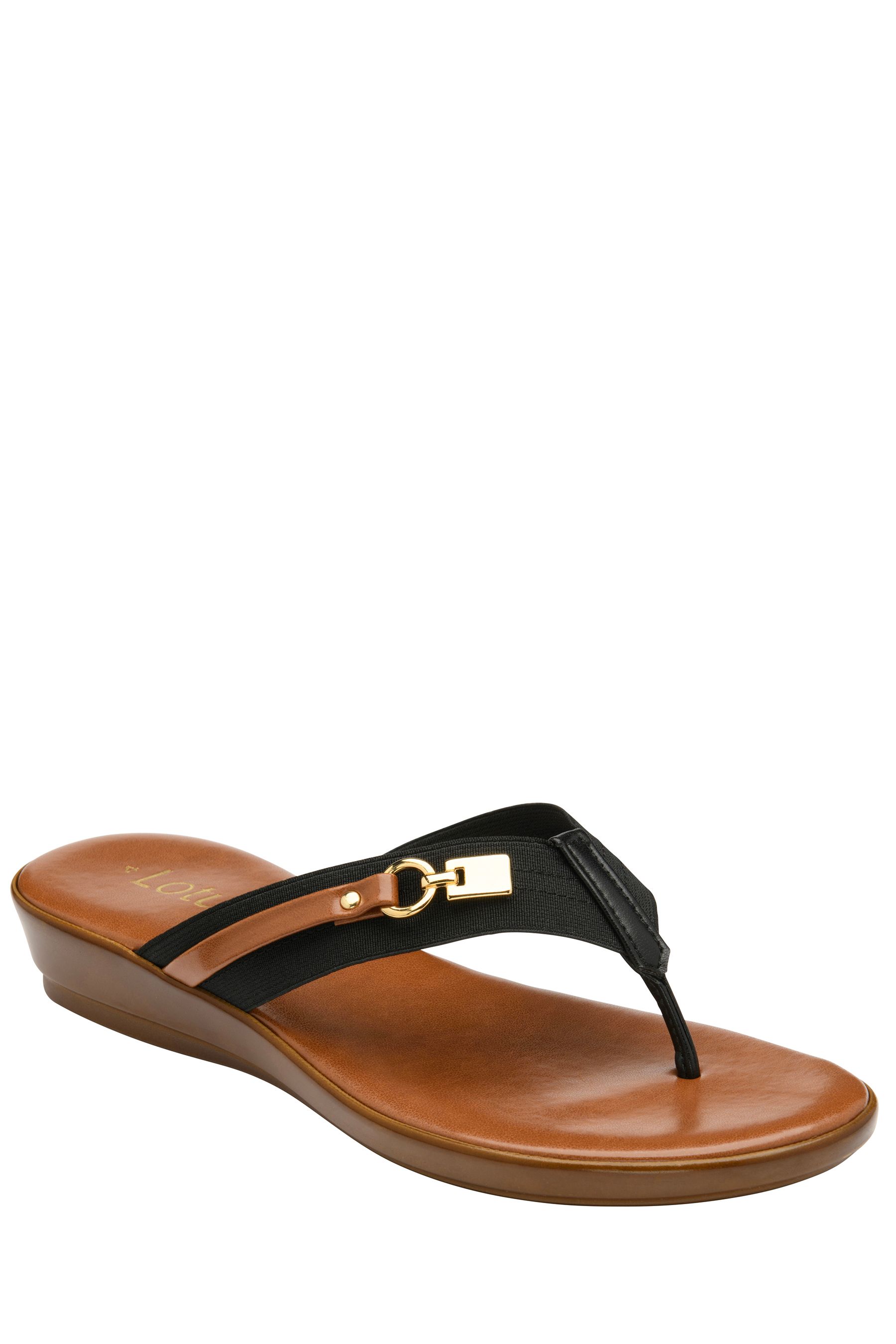 Low wedge thong sandals on sale