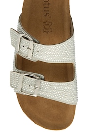 Lotus Silver Casual Mule Sandals - Image 4 of 4