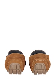 Lotus Brown Casual Slip-Ons Driving Shoes - Image 3 of 4