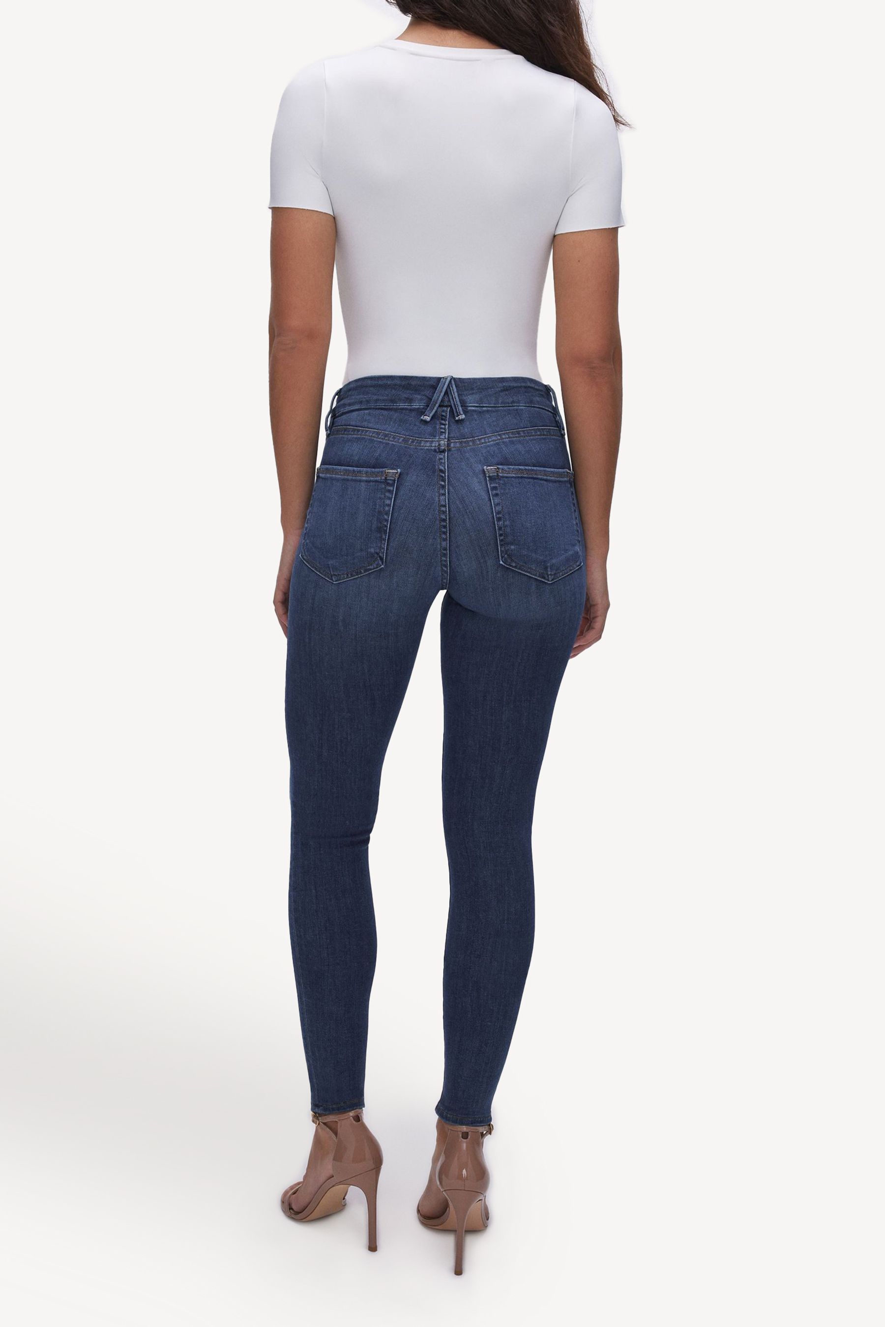 Buy Good American Blue Good Legs Skinny Jeans from the Next UK online shop