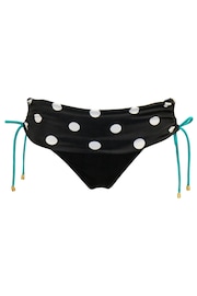 Pour Moi Black Beach House Fold Over Bikini Briefs - Image 3 of 4