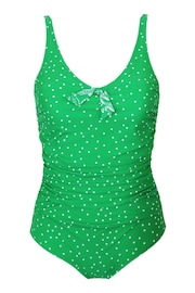 Pour Moi Green Scoop Neck Tummy Control Swimsuit - Image 3 of 4