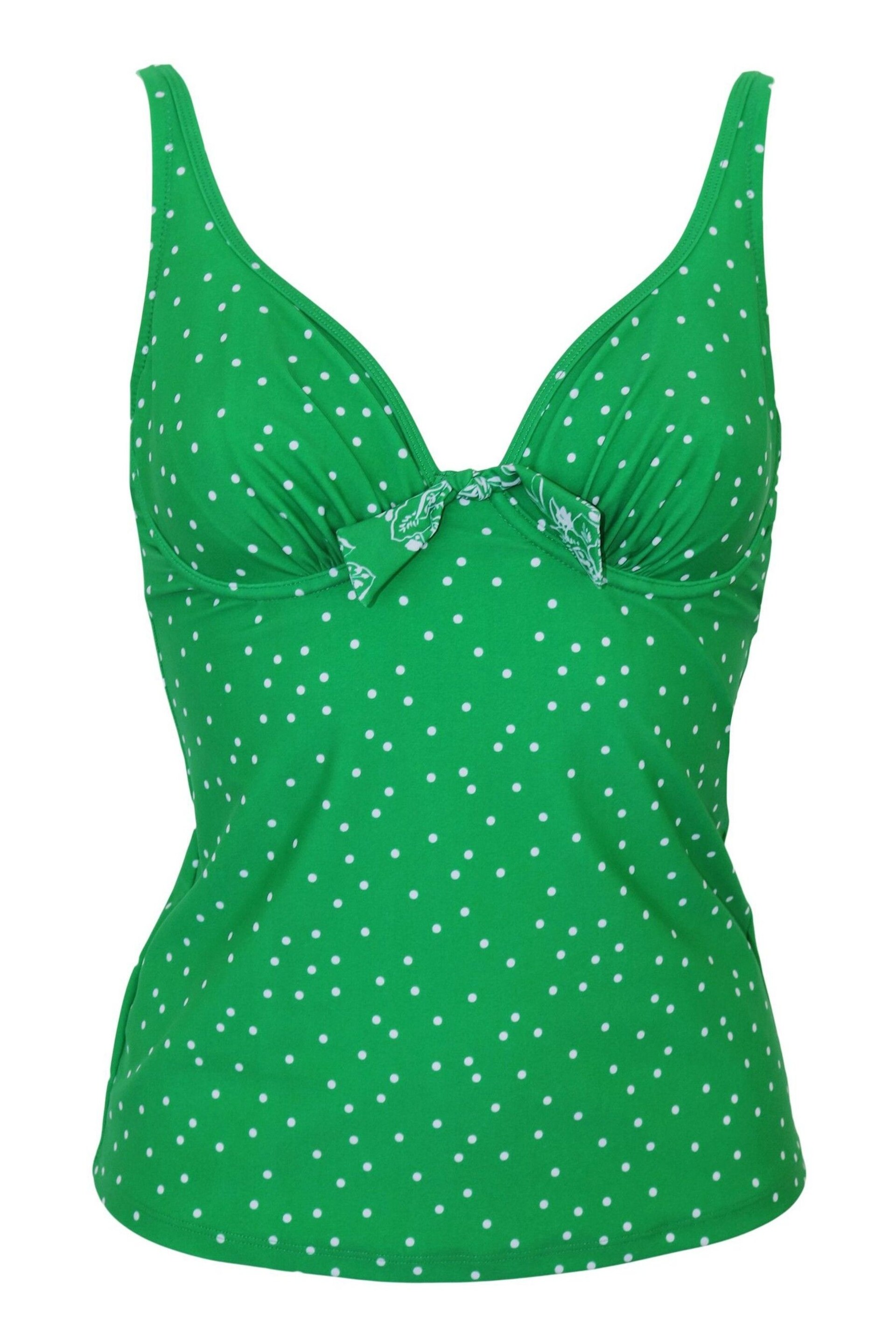 Pour Moi Green Getaway Underwired Tankini - Image 3 of 4