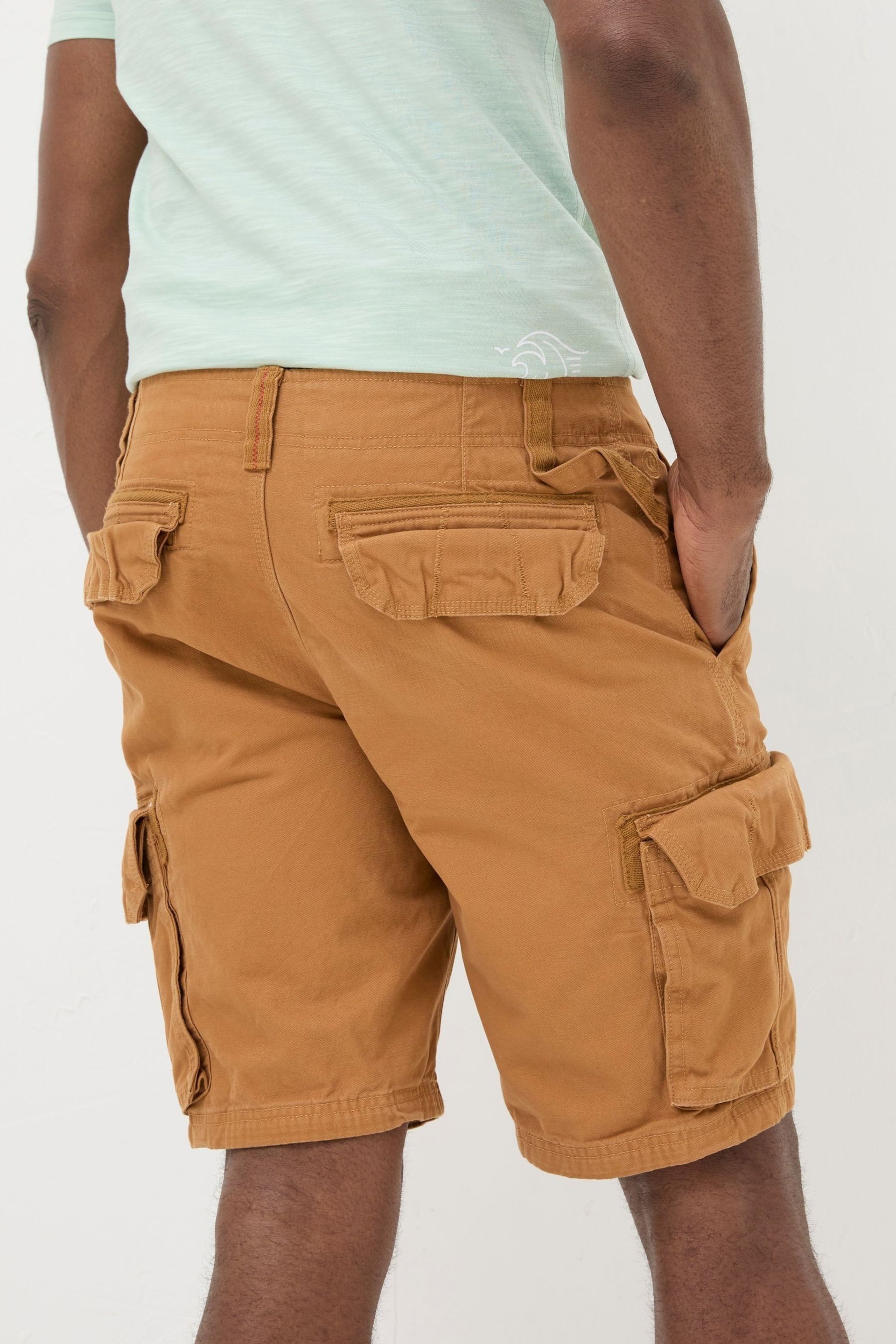 FatFace Brown Breakyard Cargo Shorts - Image 2 of 5