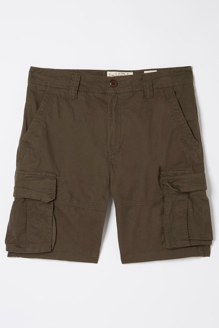 FatFace Brown Lightweight Cargo Shorts - Image 4 of 4