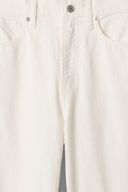 Gap White High Waisted Wide Leg Jeans - Image 6 of 7