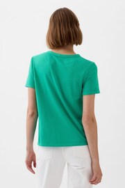 Gap Green Organic Cotton Vintage Crew Neck T-Shirt - Image 2 of 4