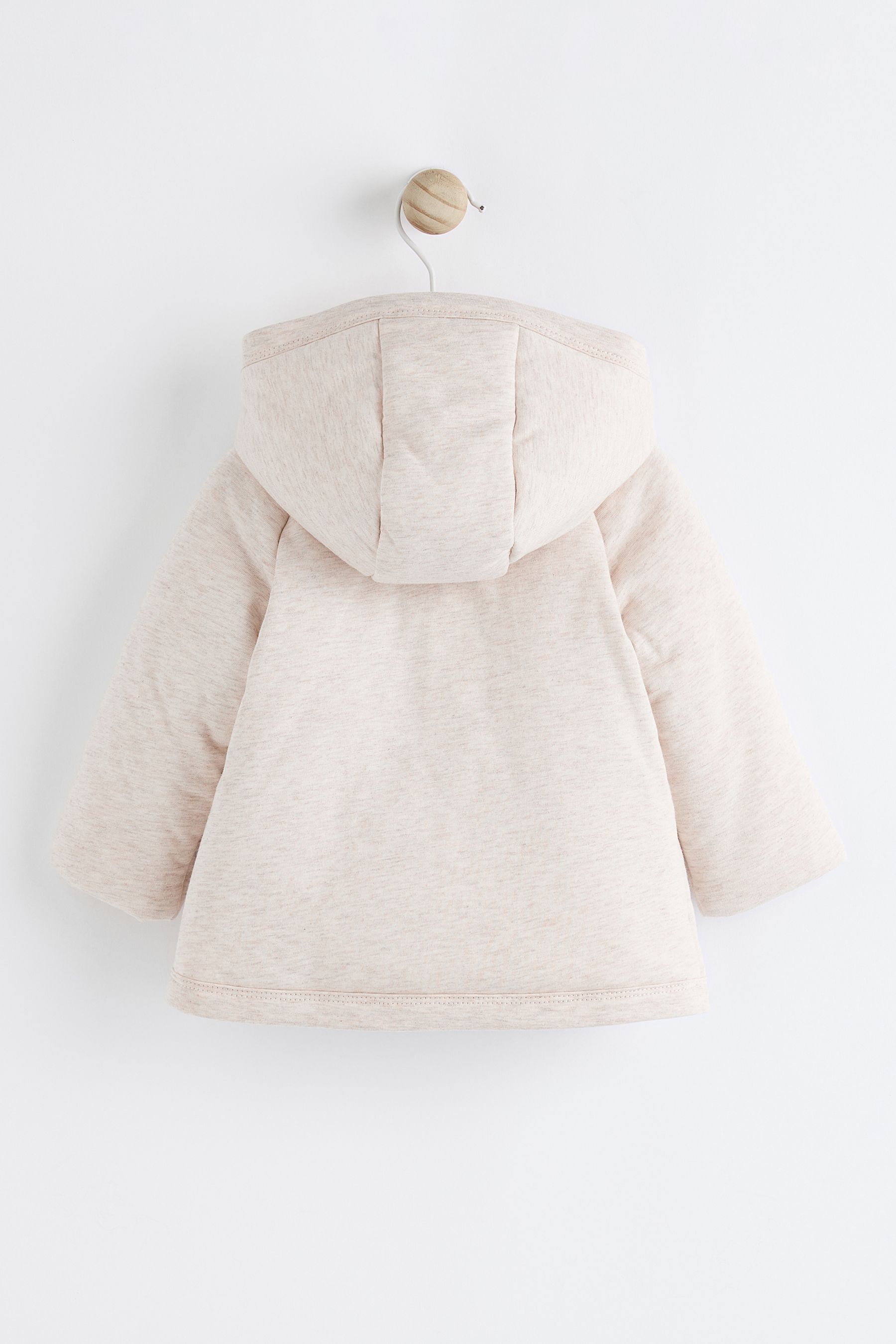Buy Cream Wrap Baby Hooded Jersey Jacket from Next Pakistan
