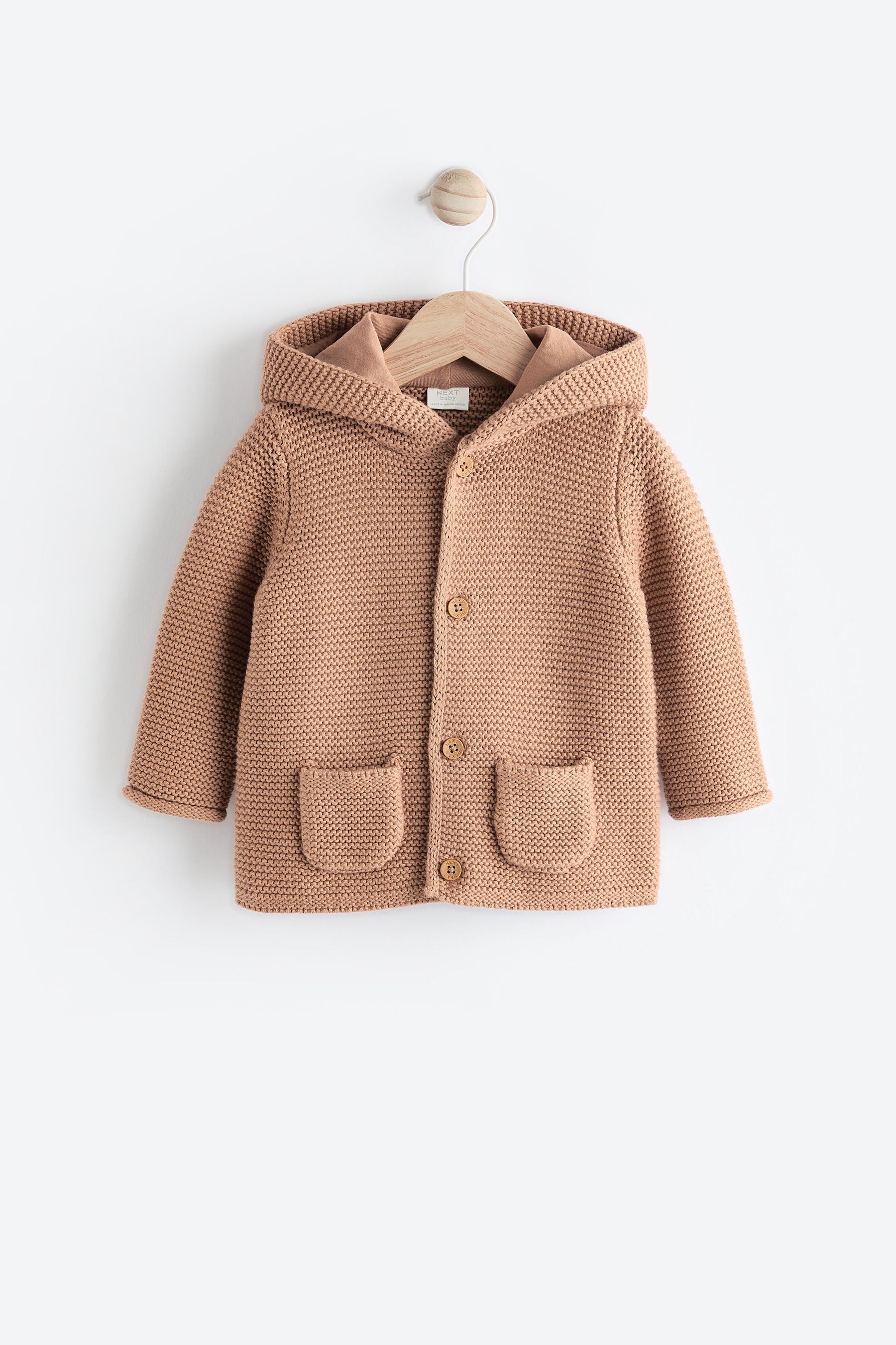 Hooded baby cardigan outlet