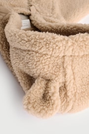 Brown Cosy Borg Bear Baby Pramsuit - Image 3 of 6