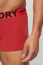 Superdry Red Cotton Trunks 3 Pack - Image 3 of 7