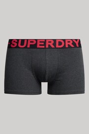 Superdry Red Cotton Trunks 3 Pack - Image 7 of 7