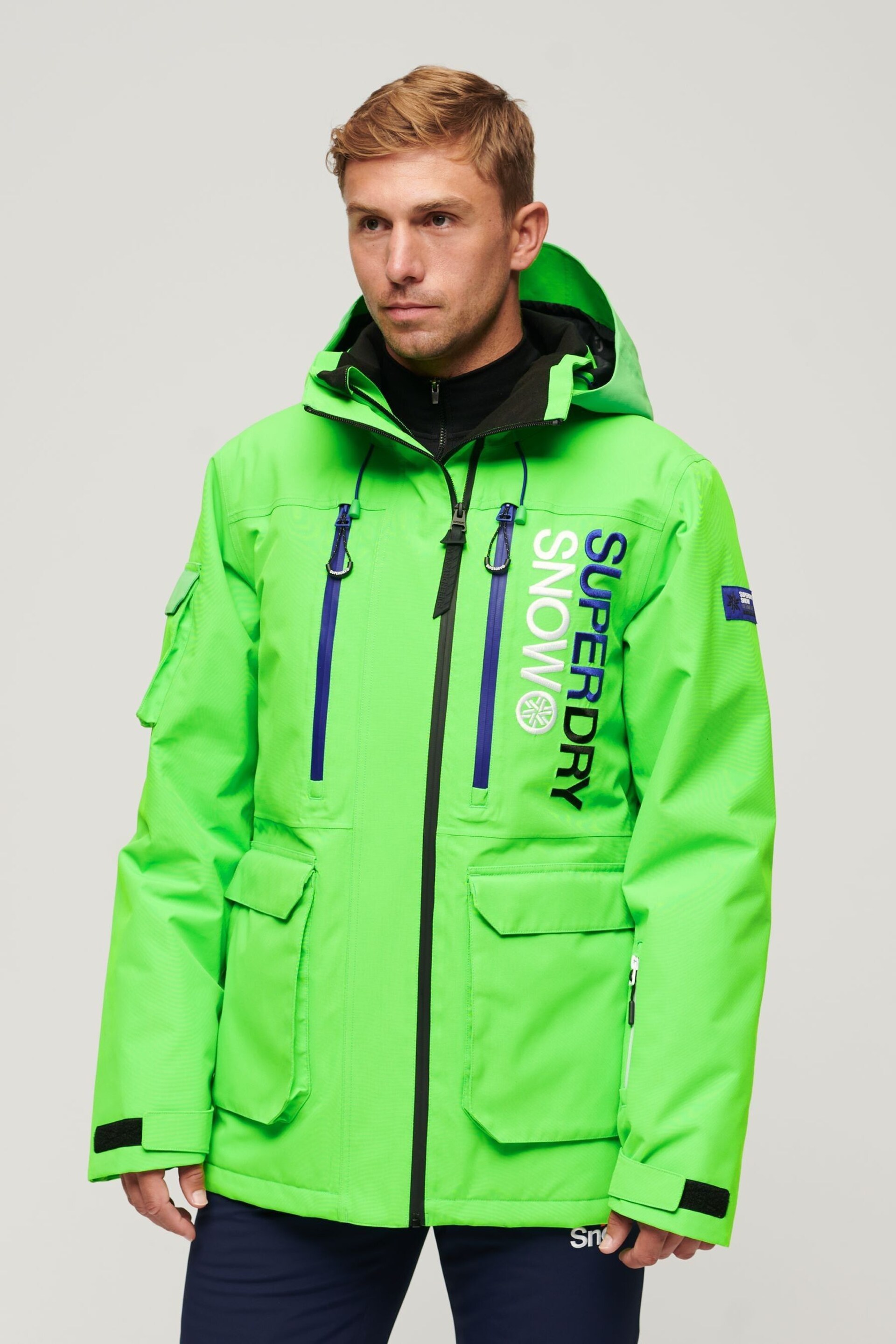 Superdry Dark Green Ski Ultimate Rescue Jacket - Image 1 of 7