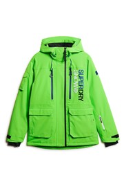 Superdry Dark Green Ski Ultimate Rescue Jacket - Image 5 of 7