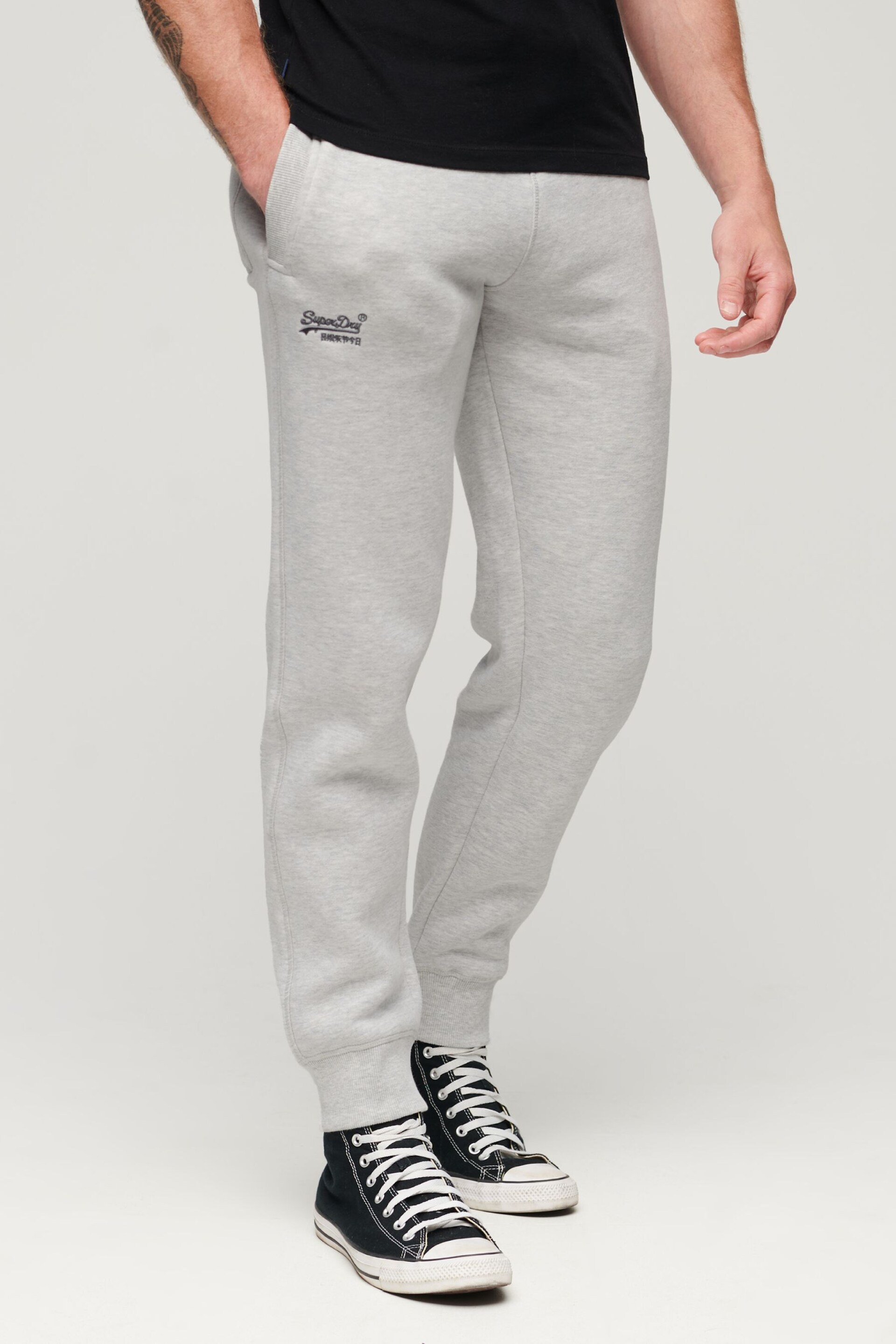 Superdry Natural Essential Logo Joggers - Image 1 of 6