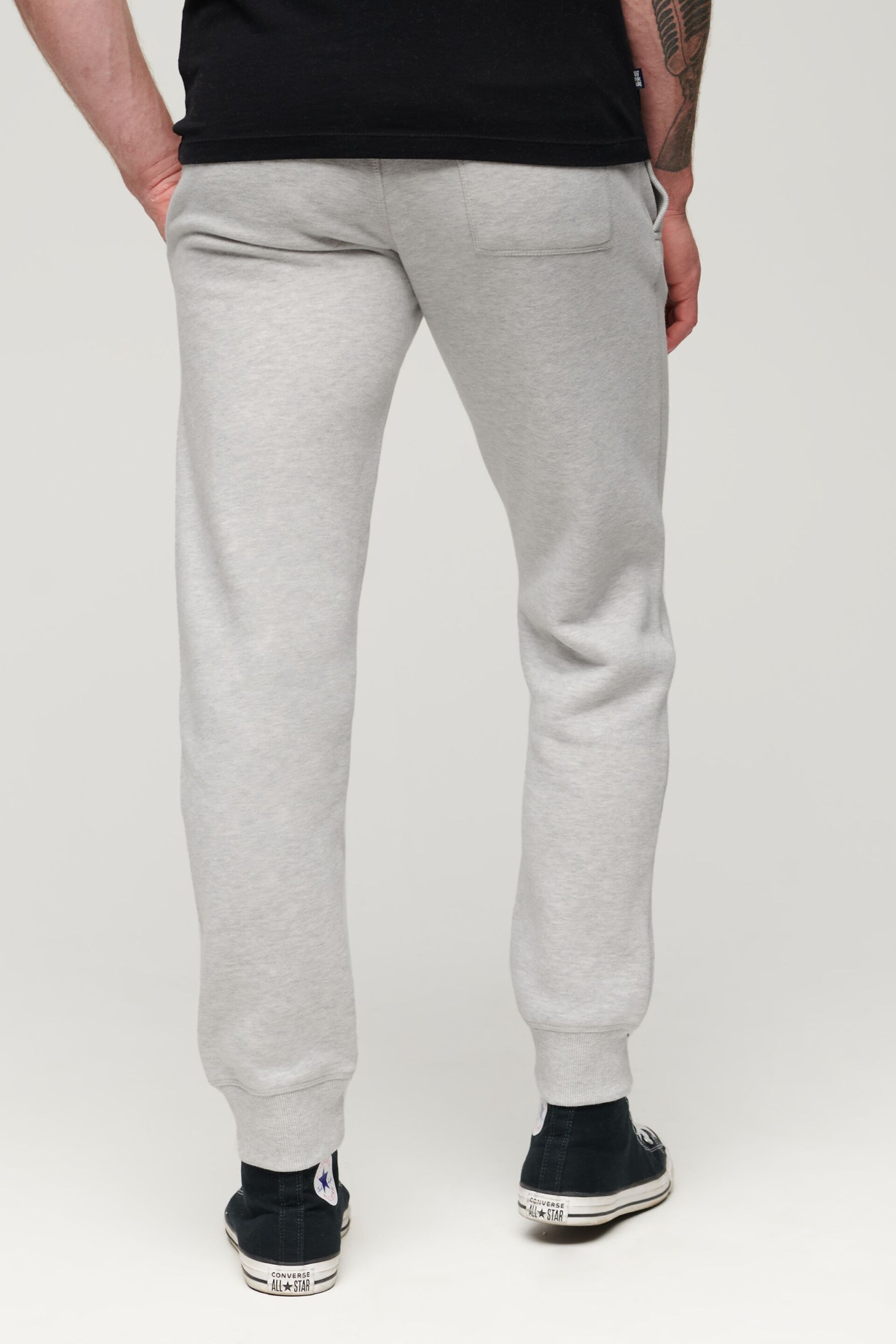 Superdry Natural Essential Logo Joggers - Image 2 of 6