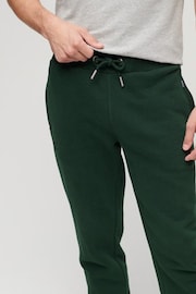 Superdry Dark Green Essential Logo Joggers - Image 4 of 6