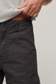 Superdry Grey Vintage Baggy Cargo Trousers - Image 4 of 7